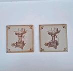 Vintage Tegels met Antieke kachel / fornuis merk mosa, Ophalen of Verzenden