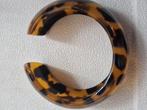 Leopard armband, Ophalen of Verzenden, Zo goed als nieuw, Zilver, Kunststof of Plastic
