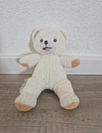 Knuffel beer beertje robijn plush pluche robijntje wit, Ophalen of Verzenden, Zo goed als nieuw, Beer