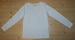 H&M witte longsleeve maat 134/140. Van 95% organische katoen, Gebruikt, Meisje, H&M, Ophalen of Verzenden
