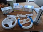 Nintendo Wii met spellen en accessoires, Spelcomputers en Games, Spelcomputers | Nintendo Wii, Ophalen, Gebruikt, Met 1 controller