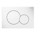 Geberit drukplaat bedieningsplaat Sigma 01 compleet - wit, Ophalen of Verzenden, Gebruikt, Toilet