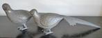 Bronzen fazanten vogelpaar uit voormalige jachtkamer, Ophalen of Verzenden
