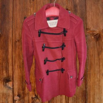 BURBERRY BRIT Burgundy Duffle Coat – Wool – Prachtige Staat beschikbaar voor biedingen
