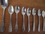 11 vintage RVS divers lepeltje 12cm Barok mooi decoratie p s, Antiek en Kunst, Antiek | Bestek, Ophalen of Verzenden