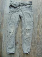 Lange broek maat 104 grijs spijkerbroek skinny, Broek, Gebruikt, Ophalen of Verzenden, Hema
