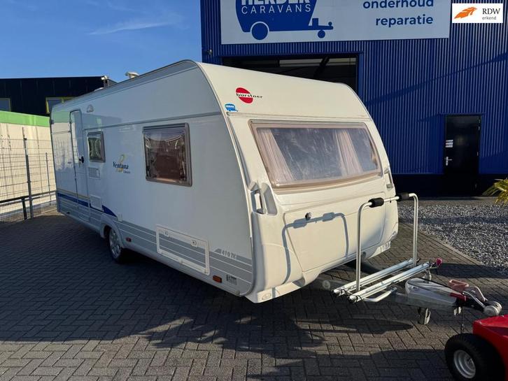Buerstner Ventana 490TK Met stapelbed, Caravans en Kamperen, Caravans, Bedrijf, tot en met 6, 1000 - 1250 kg, Bürstner, Vast bed