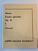 Mazas Etudes Op. 36 - Muziekboek viool., Gebruikt, Klassiek, Les of Cursus, Ophalen of Verzenden