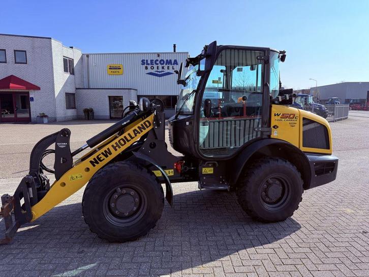 New Holland W50 TC Wiellader, Zakelijke goederen, Machines en Bouw | Kranen en Graafmachines, Wiellader of Shovel