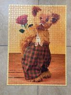 Puzzel 1000 stukjes - Teddybeer met roos, Ophalen of Verzenden, 500 t/m 1500 stukjes, Zo goed als nieuw, Legpuzzel