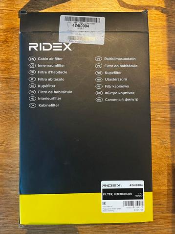 Ridex Interieurfilter - Nieuw! beschikbaar voor biedingen