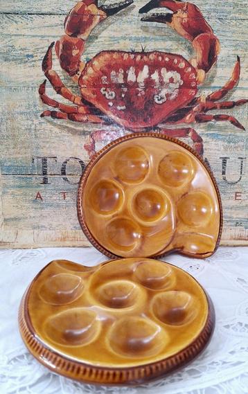 Vintage escargot schaaltjes, St. Clément, 2 x beschikbaar voor biedingen