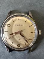 Vintage prisma horloge rond 1955-1960, Ophalen of Verzenden, Staal, Overige merken, 1960 of later