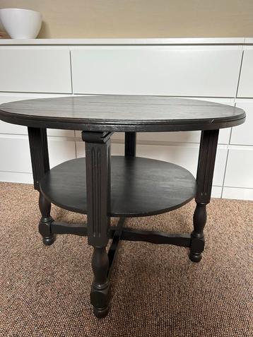 Vintage Massief Houten Salontafel - Bruin beschikbaar voor biedingen