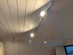 Lamp luniance vintage jaren 80 wit draaispot 13x, Ophalen, Zo goed als nieuw, Metaal of Aluminium