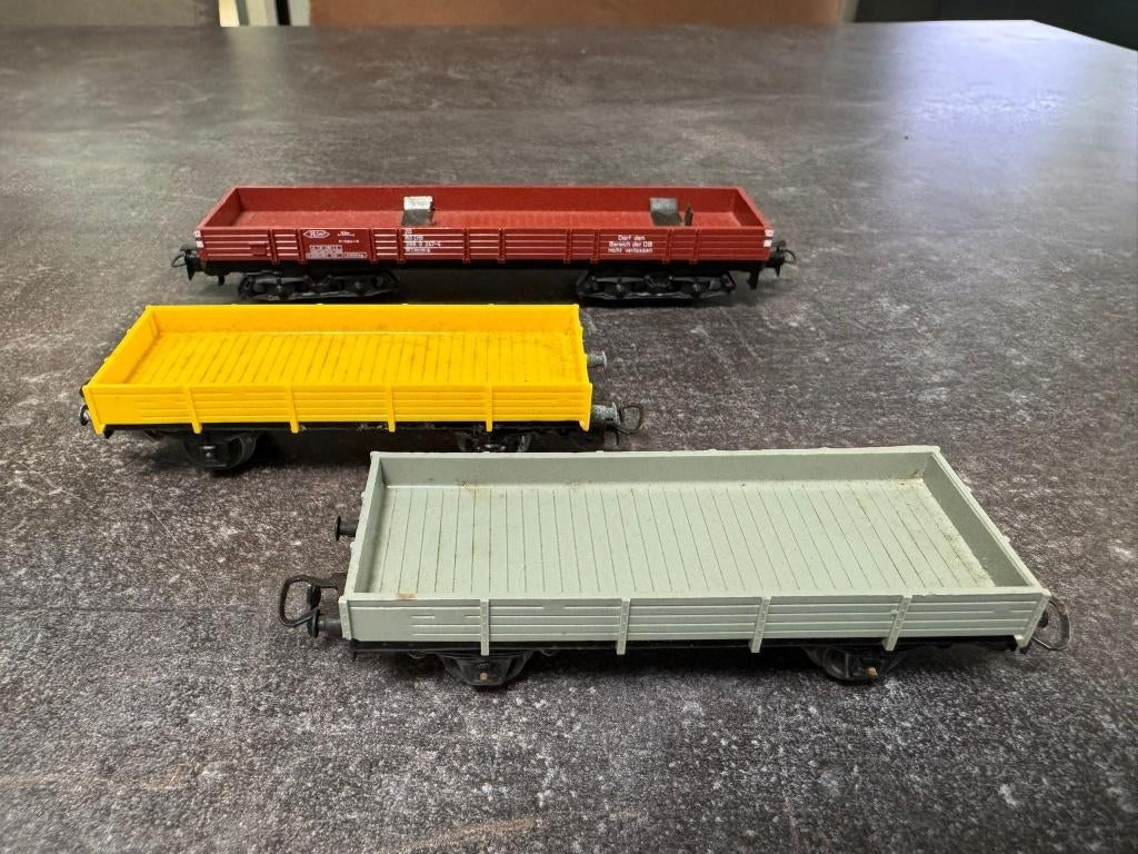 Märklin HO 4607 en 4596, Hobby en Vrije tijd, Modeltreinen | H0, Wisselstroom, Gebruikt, Wagon, Ophalen of Verzenden