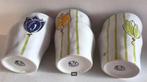 3 Bekers/ vaasjes van Corry Ammerlaan keramiek set Artihove, Antiek en Kunst, Ophalen of Verzenden
