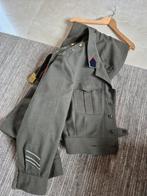 Jaren 70 leger kostuum jas medium, Verzamelen, Ophalen of Verzenden, Landmacht, Nederland, Kleding of Schoenen