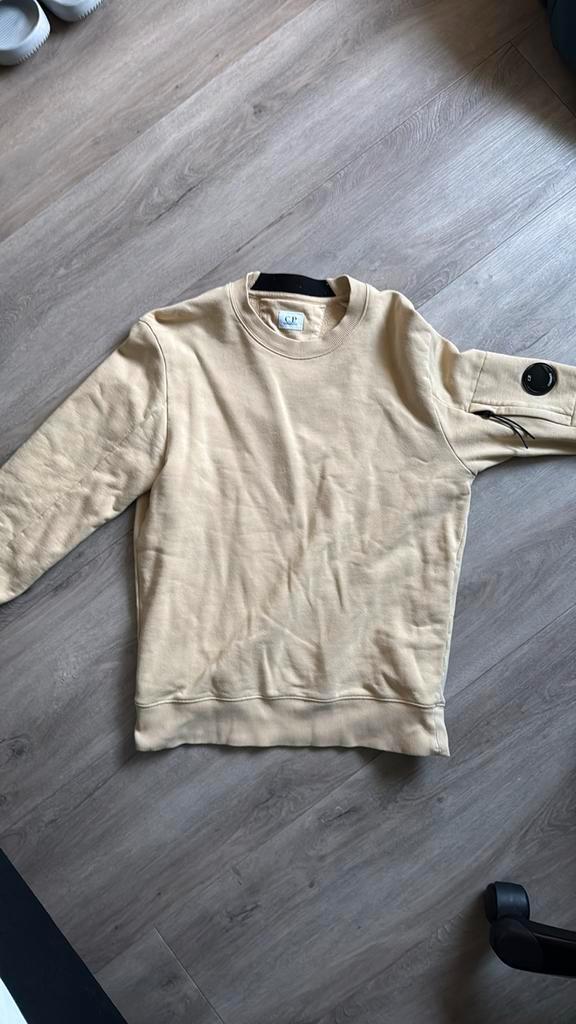C.P. Company Trui Beige M, Kleding | Heren, Truien en Vesten, Gedragen, Maat 48/50 (M), Beige, Ophalen of Verzenden