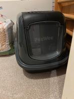 PeeWee ecohûs kattenbak met zak houtkorrels., Ophalen, Zo goed als nieuw, Gesloten