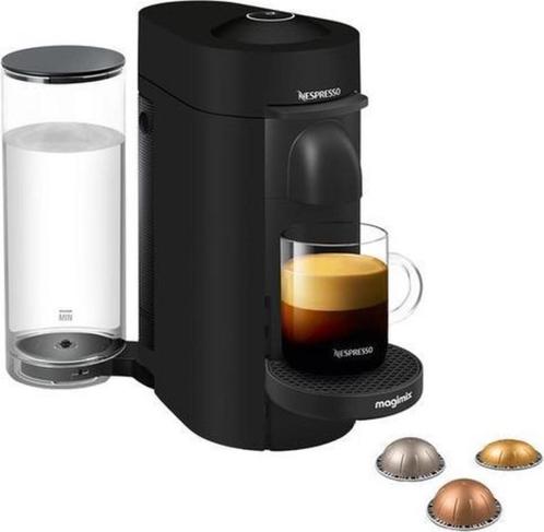 Nespresso Vertuo Plus Cilinder Zwart, Witgoed en Apparatuur, Koffiezetapparaten, Nieuw, Gemalen koffie, Koffiemachine, Ophalen of Verzenden
