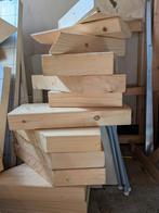Houten blokken / balken - Vuren, Doe-het-zelf en Verbouw, Hout en Planken, Ophalen, Gebruikt, 50 mm of meer, Balk