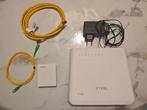 Zyxel T-50 modem + Huawei glasvezel kastje, Ophalen, Gebruikt, Router, Zyxel