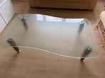 glazen salontafel, Huis en Inrichting, Ophalen, 100 tot 150 cm, Glas, 50 tot 100 cm