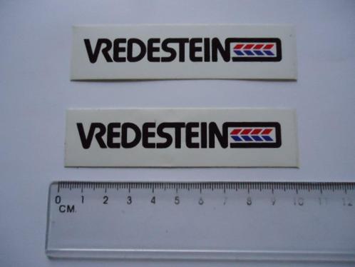 sticker oud Vredestein origineel merk fiets racefiets auto m, Verzamelen, Stickers, Zo goed als nieuw, Bedrijf of Vereniging, Verzenden