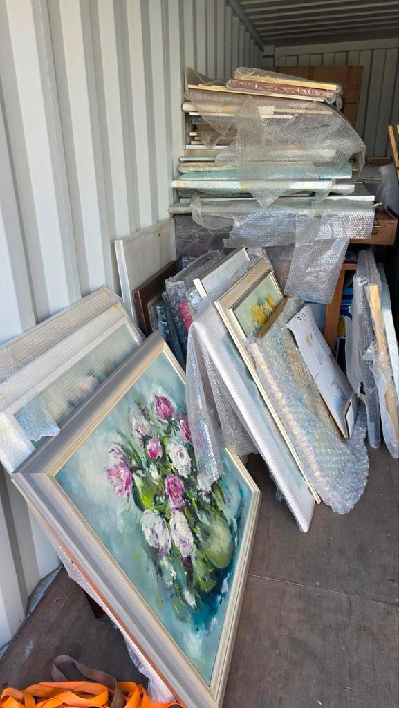 Grote partij moderne en klassieke kunstwerken., Antiek en Kunst, Kunst | Schilderijen | Klassiek, Ophalen