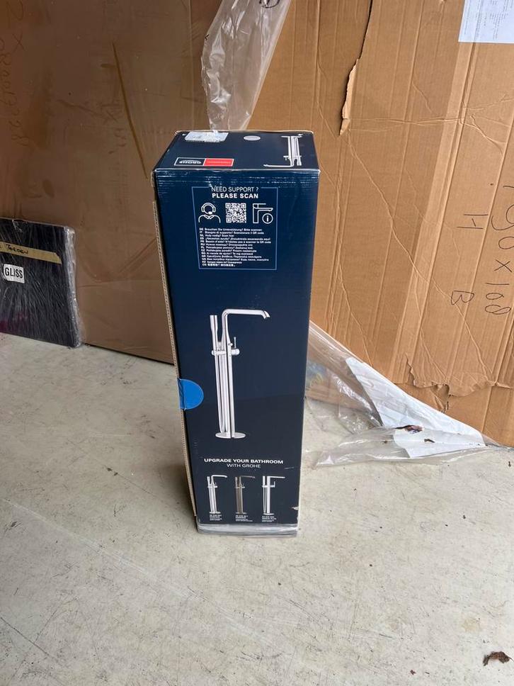 Grohe Essence vrijstaande bad en keukenkraan, Doe-het-zelf en Verbouw, Sanitair, Nieuw, Bad, Chroom, Ophalen of Verzenden