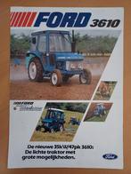 Folder Ford 3610 tractor Nederlandstalig, Ophalen of Verzenden, Gelezen, Tractor en Landbouw