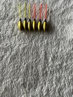 adv 433 / NIEUW set 6 dobbers TUBERTINI 0,50gr, Watersport en Boten, Ophalen of Verzenden, Nieuw, Dobber of Lood
