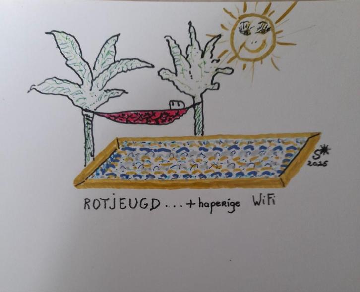 EXTREME PRESTATIE-CULTUUR slangensperma S*IRENE cartoon, Antiek en Kunst, Kunst | Schilderijen | Modern, Verzenden