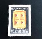 Roomwafels de Lindeboom sluitzegel Doesburg., Verzenden, Zo goed als nieuw, Overige typen