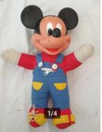 Leuke vintage Mickey Mouse pop/knuffel, Ophalen, Mickey Mouse, Gebruikt, Knuffel