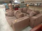 Ribstof 2 - 3 zits bruin setprijs €275,-, Huis en Inrichting, Fauteuils, ., Ophalen of Verzenden, Zo goed als nieuw, .