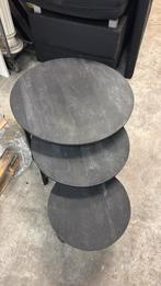 PTMD SET VAN 3 salontafels, Huis en Inrichting, Tafels | Salontafels, Ophalen, 50 tot 100 cm, Rond, Zo goed als nieuw