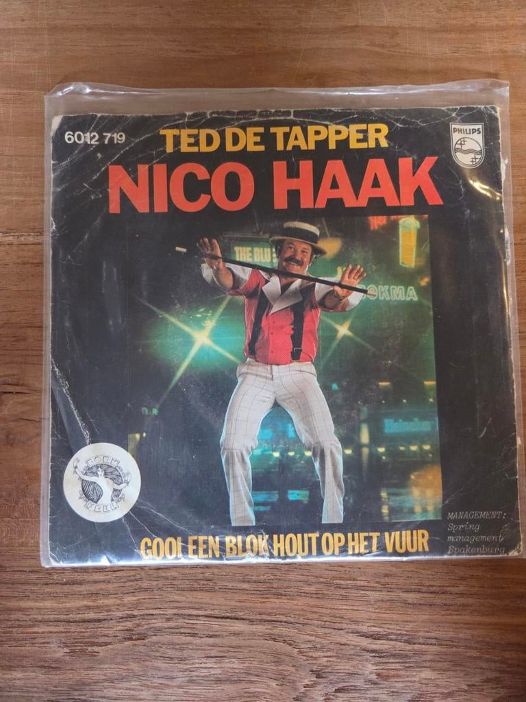 Nico Haak - Ted de tapper, Gebruikt, 7 inch, Single, Ophalen of Verzenden