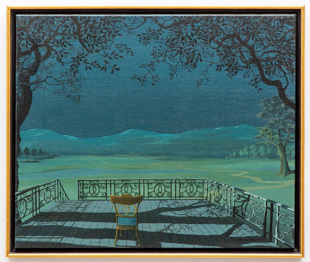 Origineel werk Joop Polder (1939) - Olieverf op doek - Maanl, Ophalen of Verzenden