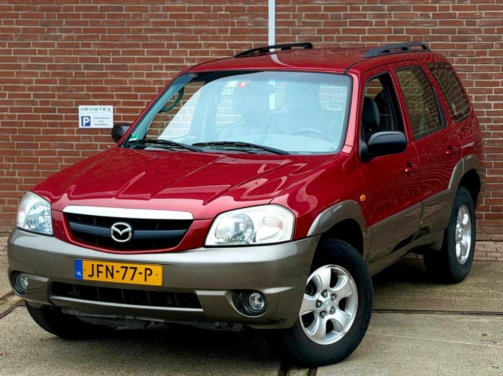 Mazda Tribute 3.0 V6 Touring 4WD |AUTOMAAT |AIRCO |NWE APK, Auto's, Automaat, 1490 kg, Gebruikt, Leder