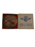 KLM 30 jaar penning 1949, Ophalen of Verzenden, Zo goed als nieuw, Patch, Badge of Embleem