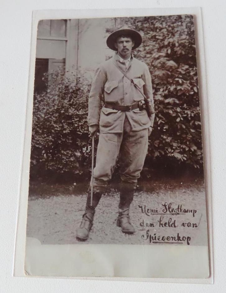 Uit inboedel: Historische briefkaart Henri Slegtkamp Boeren0, Verzamelen, Militaria | Algemeen, Overige soorten, Foto of Poster