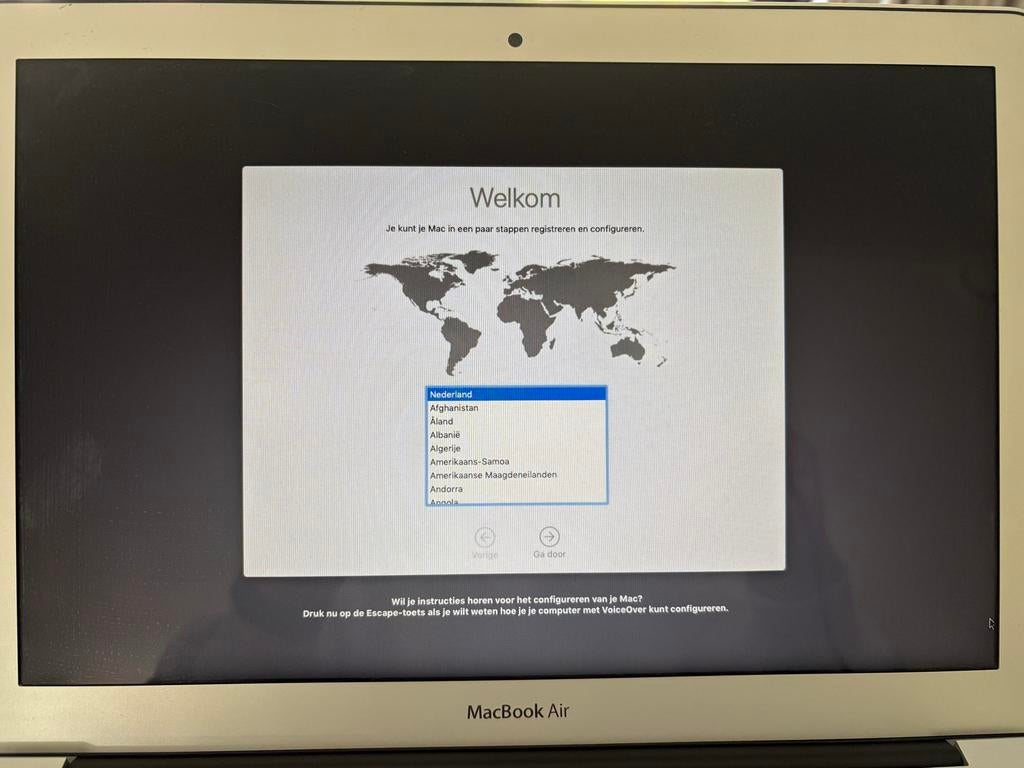 Apple MacBook Air A1466 - Goede staat, Ophalen, Gebruikt, 2 tot 3 Ghz, Qwerty
