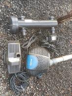 Vijverpompen (4.5 & 8 kub) & 36W UV-lamp met reservelamp, Ophalen of Verzenden, Gebruikt, Vijverpomp