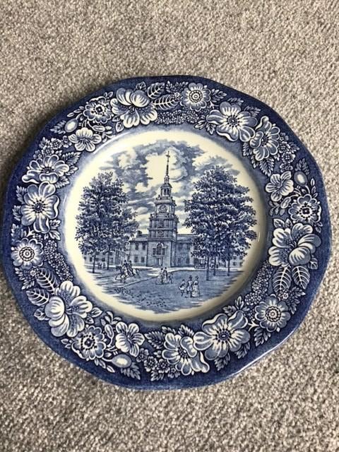 wandbord Liberty blue, Ophalen of Verzenden