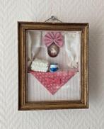 Unieke vintage handgemaakt miniatuur kijkkastje (diorama), Ophalen of Verzenden, Gebruikt, Poppenhuis