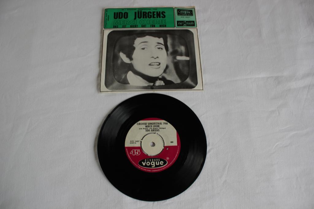 udo Jørgens - merci cherie, Cd's en Dvd's, Vinyl Singles, Ophalen of Verzenden, Zo goed als nieuw, 12 inch, Maxi-single