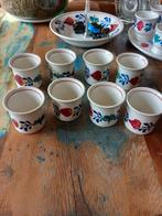 8 Boerenbont eierdopjes boerenbond, Ophalen of Verzenden, Aardewerk, Boerenbont, Overige typen