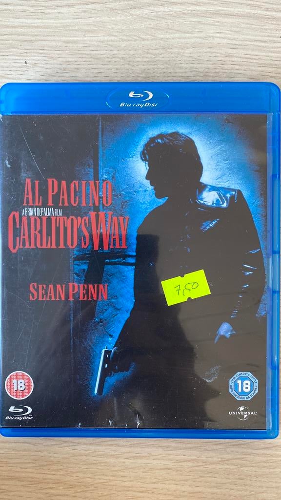 Carlito’s way blu ray, Cd's en Dvd's, Ophalen of Verzenden, Zo goed als nieuw, Thrillers en Misdaad